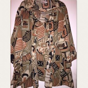 Plus Size Blouse Set 🧡💚